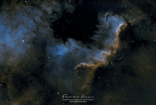 THE Cygnus Wall of the North American nebula  Print