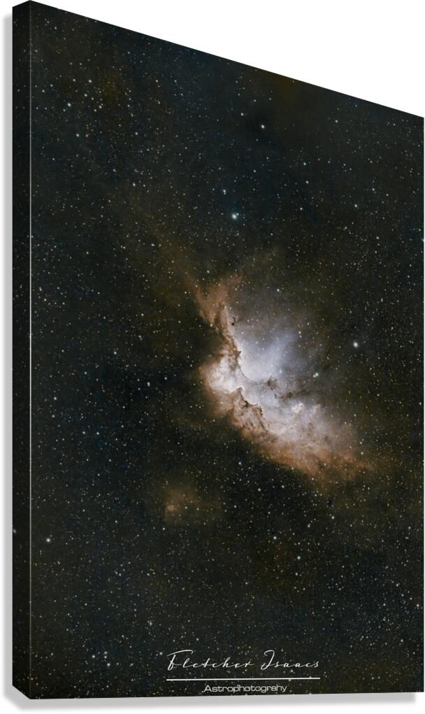 The wizard nebula  Canvas Print