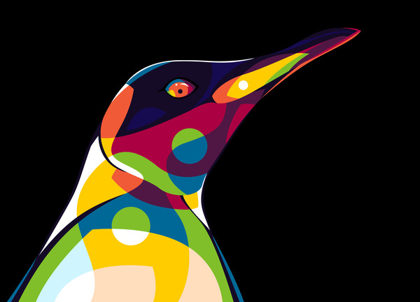 The Great Penguin by wpaprint