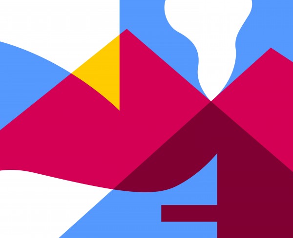 The Mountain Abstract Print