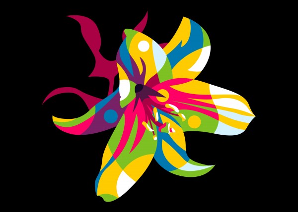 Lily Flower Print
