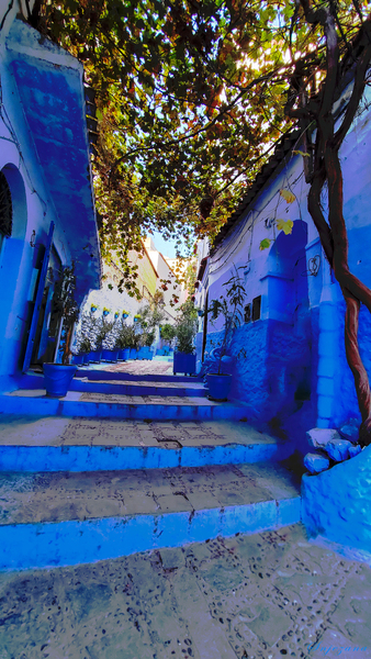Blue Chefchaouen by Snjezana