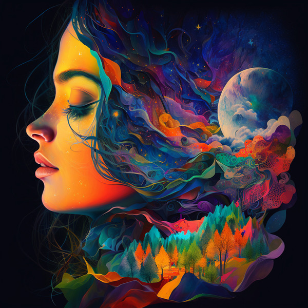 Dreaming in Colors the Awakening Print