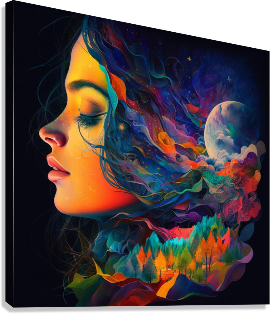 Dreaming in Colors the Awakening Canvas Print