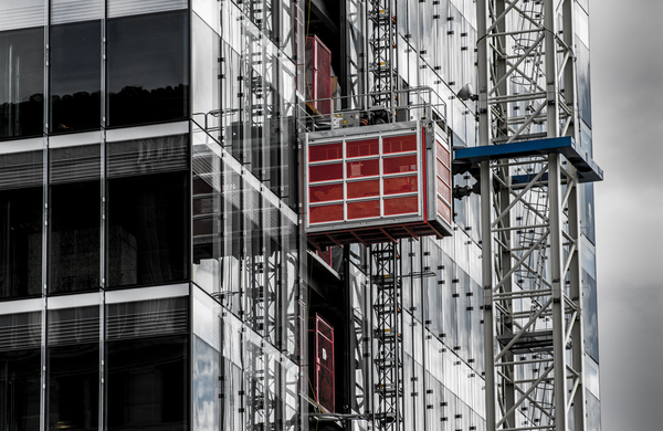 Skyscraper Construction - Salt Lake City - Utah by Gary Whitton