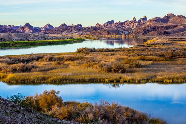 Lake Havasu Sunset - The Needles - California - Colorado River by Gary Whitton
