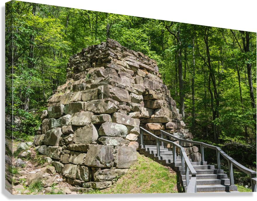 Newlees Iron Furnace - Cumberland Gap National Park - Virginia Canvas Print