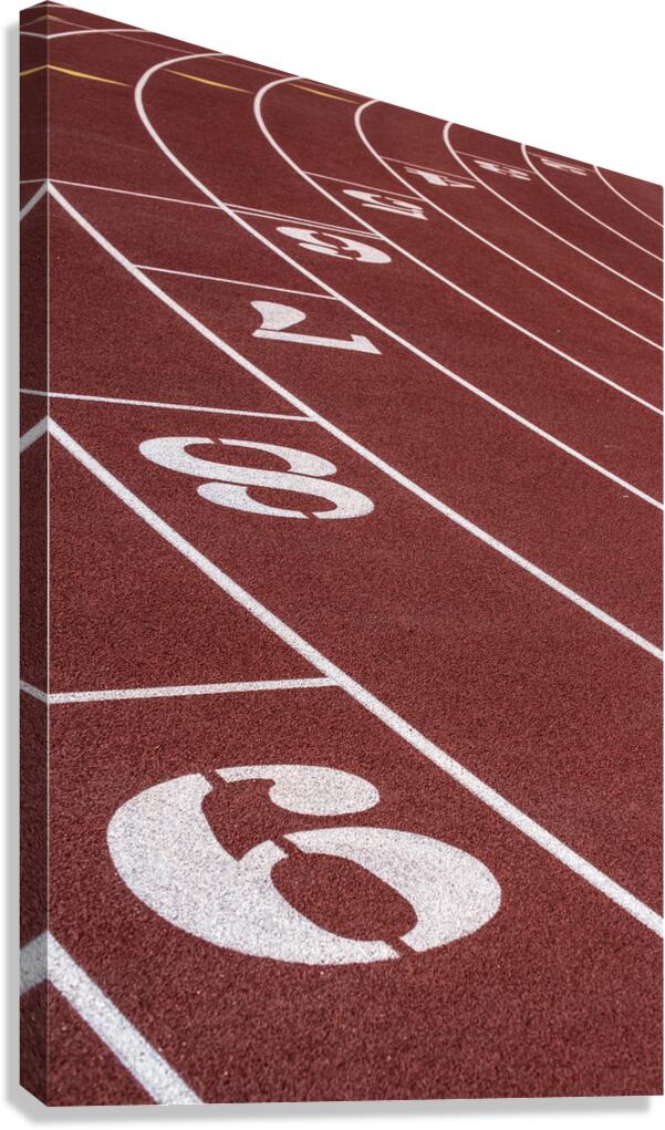 College Track - University of Utah - Salt Lake UT Canvas Print