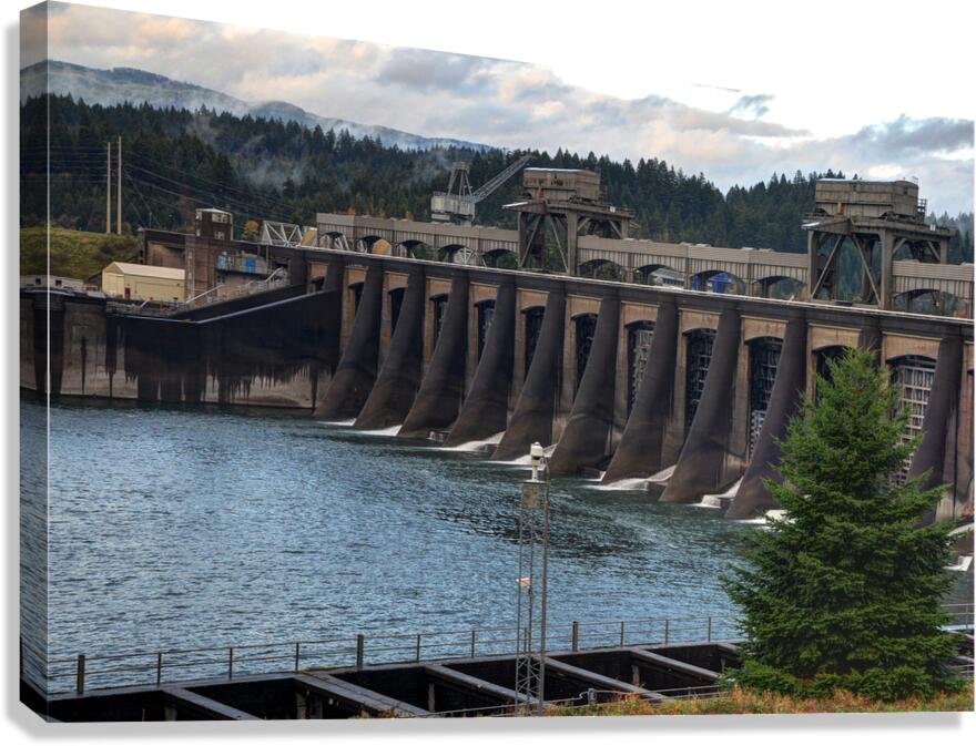 Bonneville Dam - Columbia River - Oregon Canvas Print