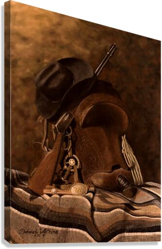 A Cowboys Treasure Canvas Print