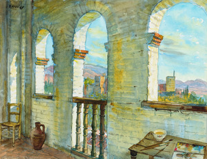 View from my studio Granada Spain