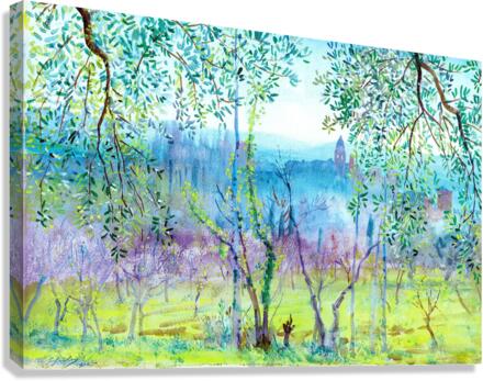 Alhambra and Generalife Granada Spain Canvas Print