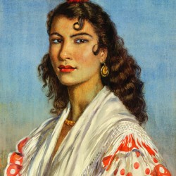 Gitana del Sacromonte Granada Spain