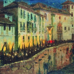 La procesion del silencio Granada Spain