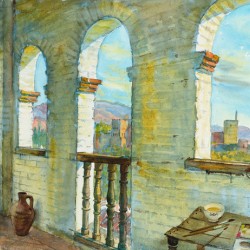 View from my studio Granada Spain