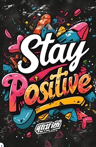 Stay Positive – Graffiti Art with Vibrant Energy