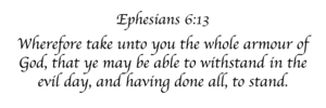Ephesians 6:13 Panoramic White