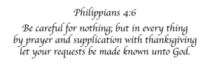 Philippians 4:6 Panoramic White