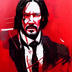 John Wick Keanu Reeves Art portrait