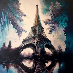 Paris artistic art impression
