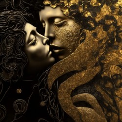 Intertwined artistic impression  