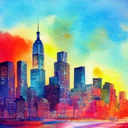 New York city artist impression