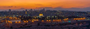 Jerusalem at sunset