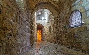 The alleys of the Old City of Jerusalem