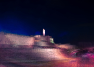 Tower of David long exposure