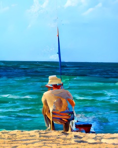 Naples Retiree Fishing
