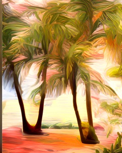 Delnor-Wiggins State Park Pastel