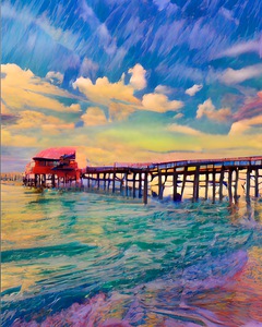 Naples Pastel Pier
