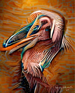 Abstract Pelican