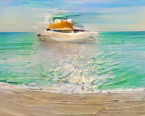 Naples Beach Boat
