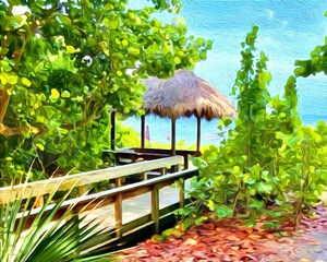 Naples Beach 4th Avenue South Hut