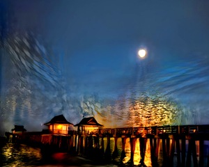 Moonlit Pier