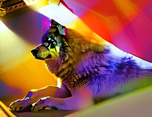 Wolf Abstract