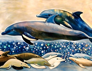 Dolphin Pastel