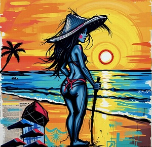 Girl On Beach 2024 08 28 15 58 15