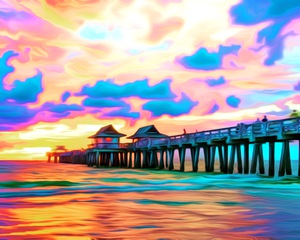Naples Pier Pastel Paradise