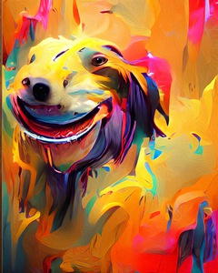 Smiley Dog George