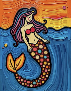 Colorful Mermaid Oct 23 2025 at 9 45 05 AM