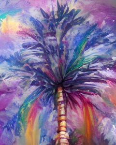 Rainbow Lunar Palm