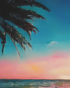 Gulf Beach Pastel