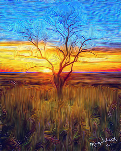 Sunset Individualist Tree