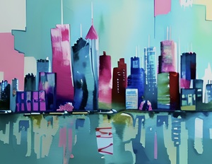 NYC Skyline Colors