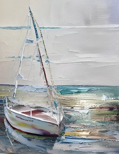 Aqua Pink Sail Away