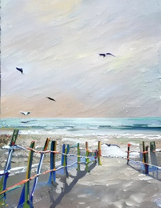 Pastel Aqua Entryway