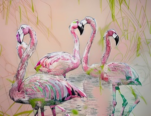 Flamingo Art