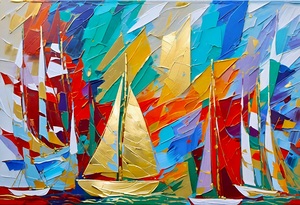 The Golden Sailboat